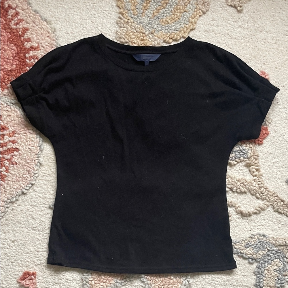 RACHEL Rachel Roy Black Short Sleeve Tee